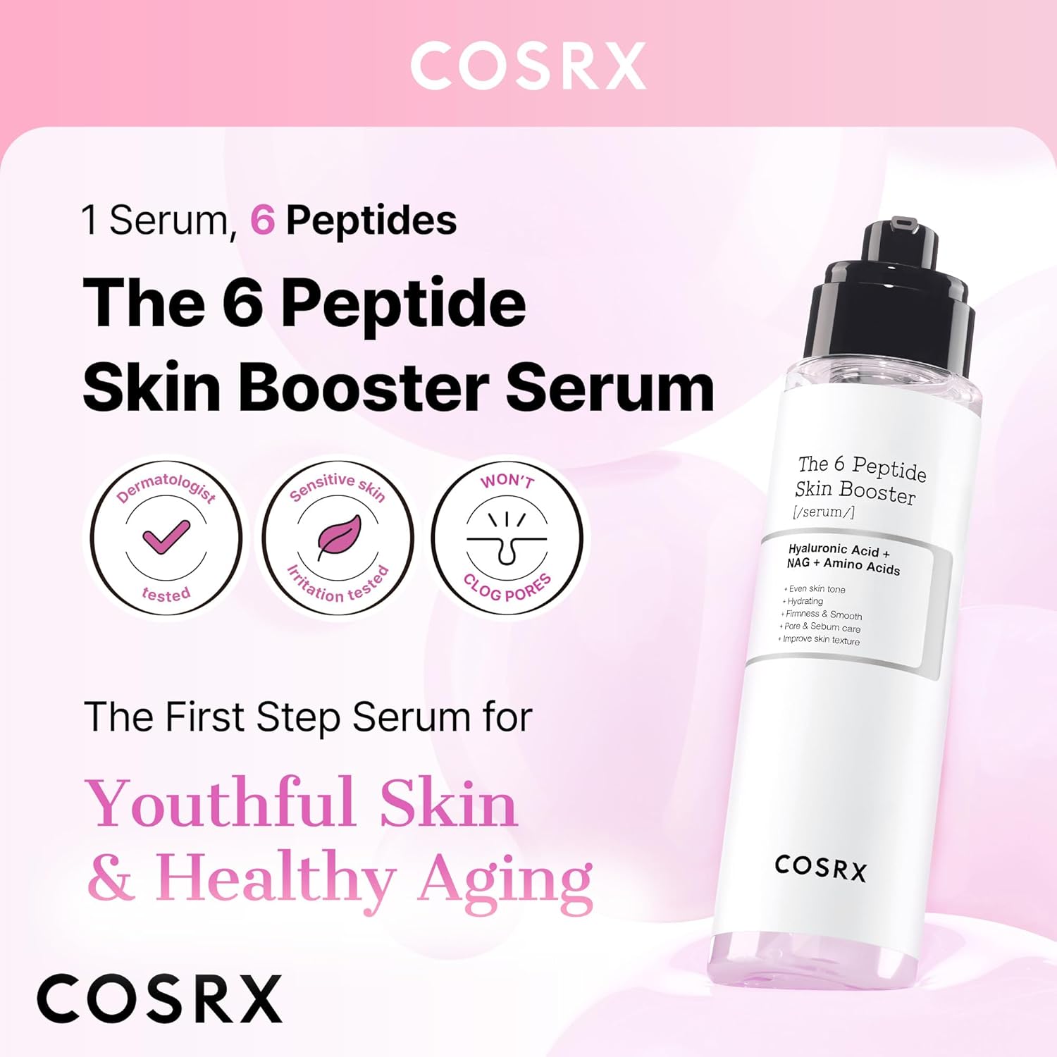 COSRX: 6X Peptide Collagen Booster Toner Serum